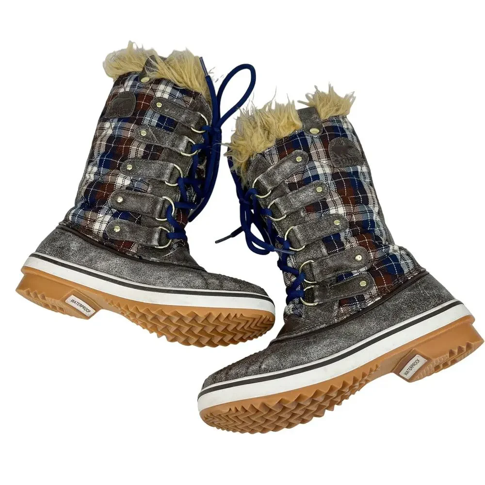 Sorel Tofino Plaid 5 Waterproof Insulated Winter Boots NL 1796-204
